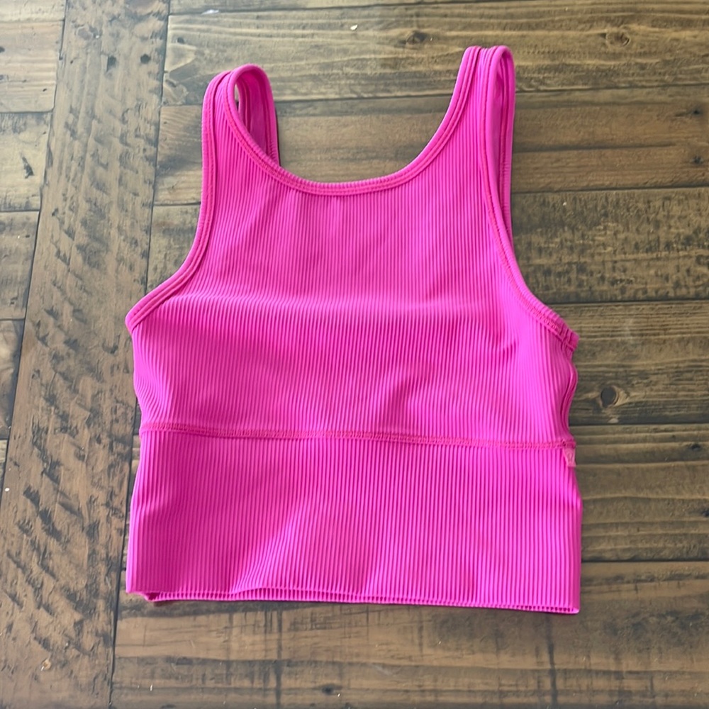 Lululemon pink top size 2